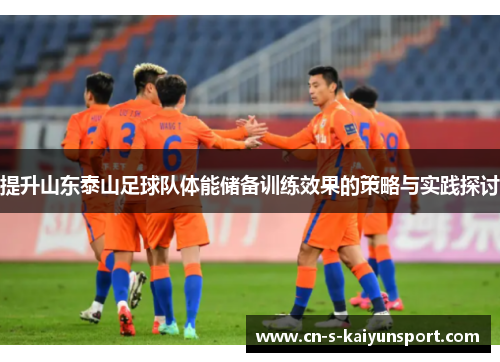 提升山东泰山足球队体能储备训练效果的策略与实践探讨 提升山东泰山足球队体能储备训练效果的策略与实践探讨